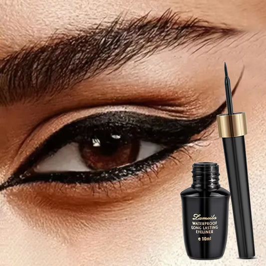 Long-Lasting Hard-Tipped Gel Eye Ultra-Fine Waterproof Black Liquid Eyeliner Pen